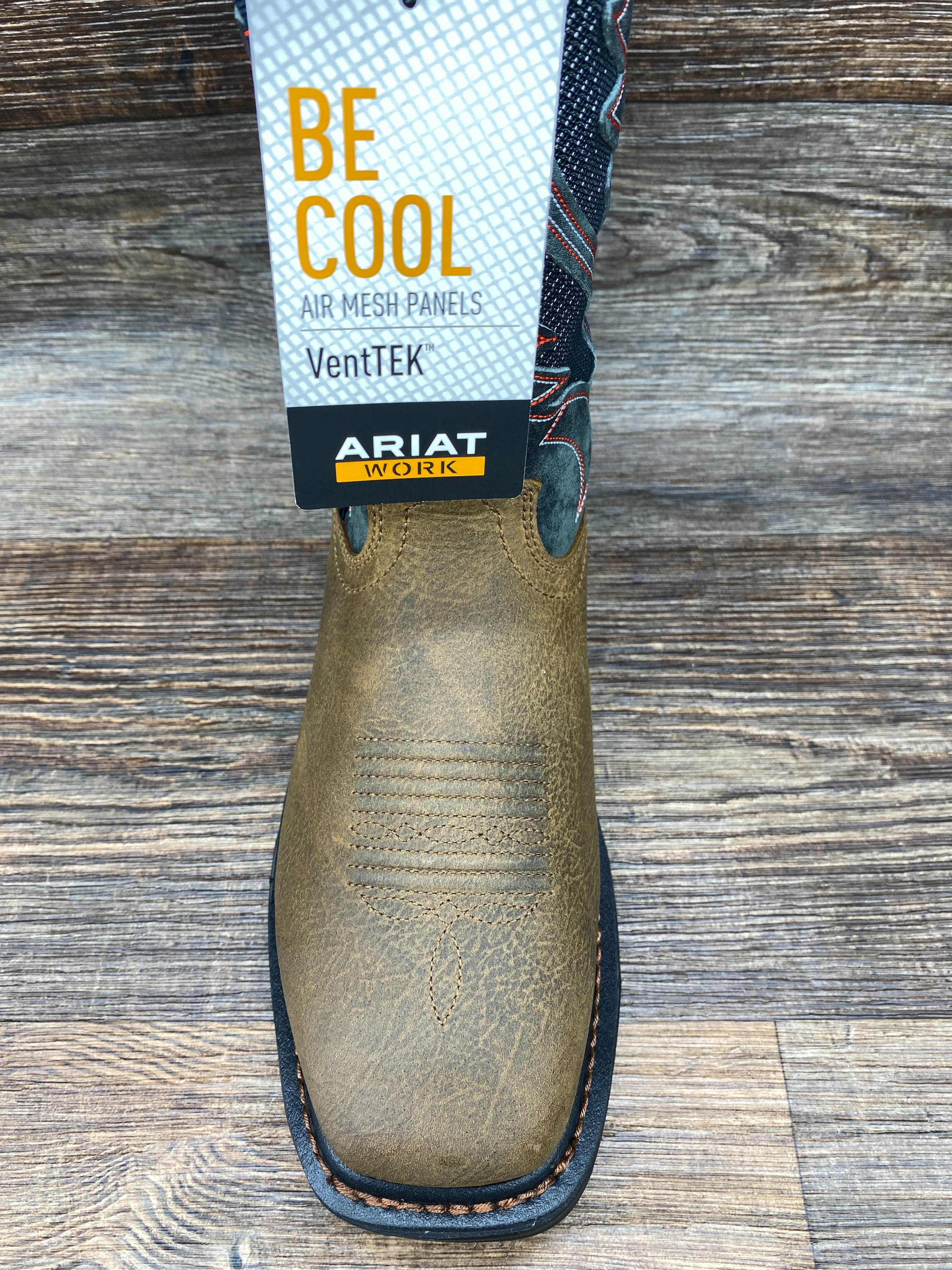 10035984 Men's Workhog XT Square Toe Waterproof soft toe Work Boot by Ariat
