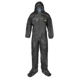 51150-3XL Lakeland 51150 Pyrolon® Coverall, 3X-Large, Gray, Hooded, Elastic