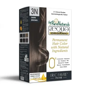 Aequo Organic 3N Dark Brown Permanent Organic Unisex Hair Color 200ml