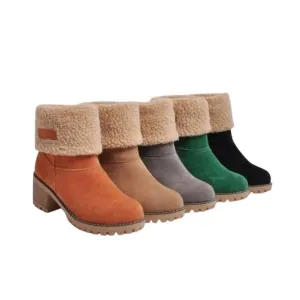 ALANA Design Women's Fashion Premium Quality Genuine Leather Orange Brown Gray Green Black Ankle Boots