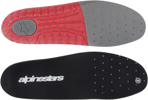 ALPINESTARS Tech 7 Footbed - Gray/Red - Size 10 25FUT74-933-10