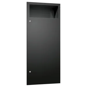 ASI 6474-41PC Waste Receptacle - Recessed - Powder Coated