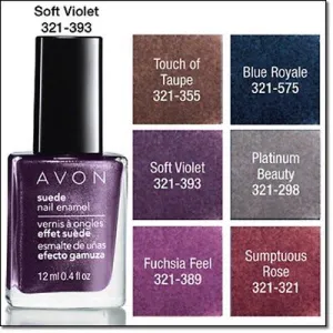 Avon Suede Nail Enamel | Fuchsia Feel