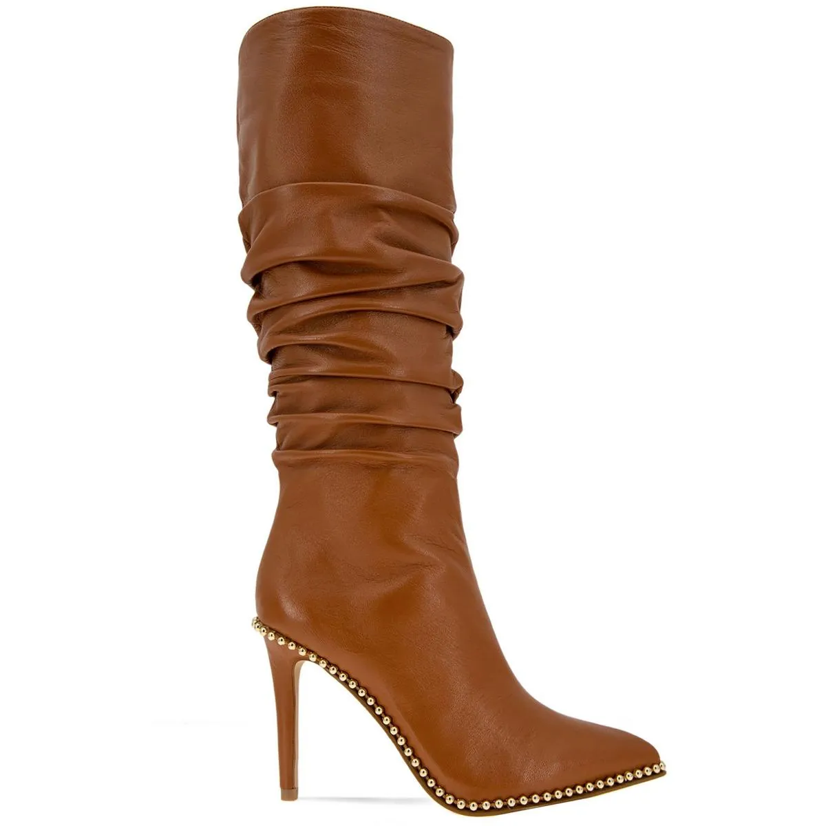 BCBGeneration Womens Harbi Leather Heels Knee-High Boots