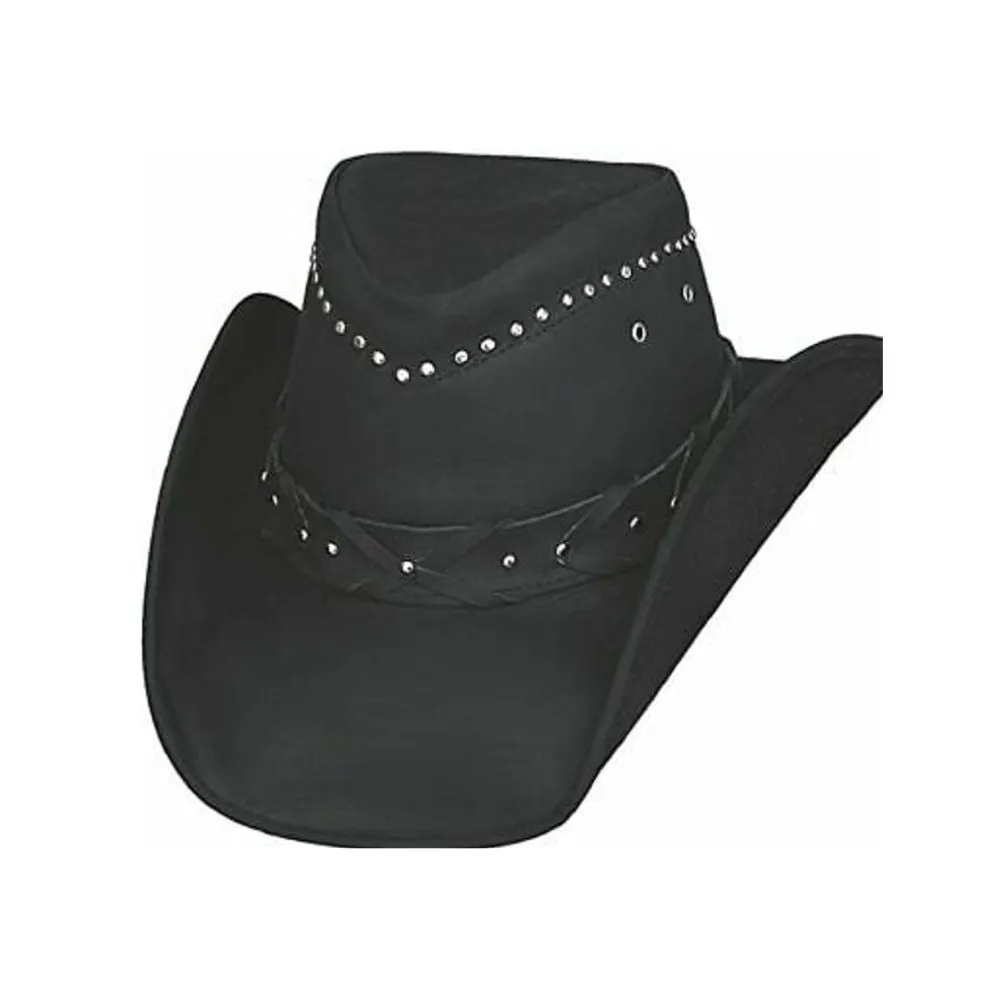 Braided Leather Cowboy Hat