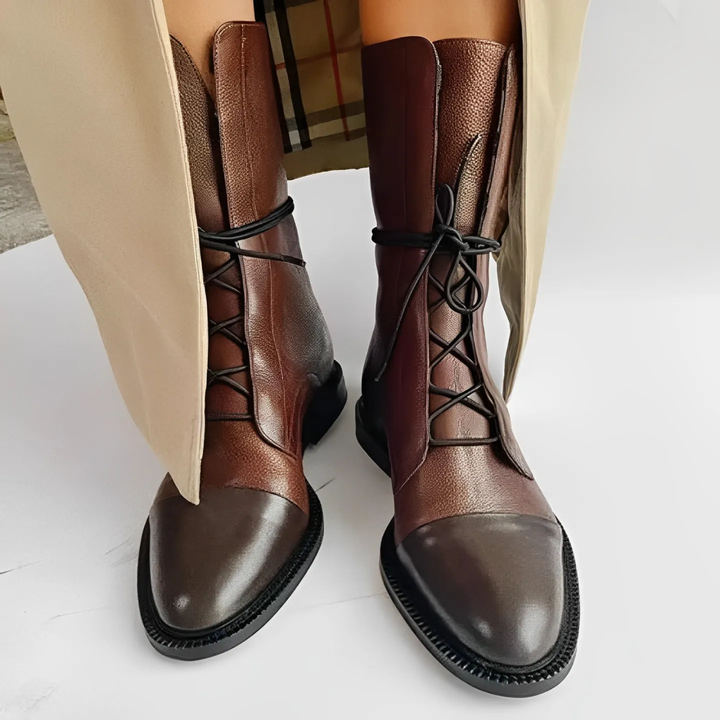 Classic Vegan Leather Ankle Boots with Heel for Women | Ideal for Everyday Wear