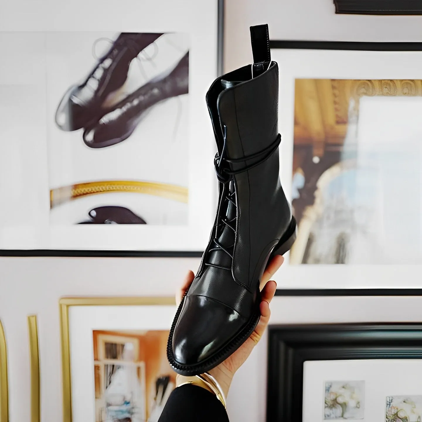 Classic Vegan Leather Ankle Boots with Heel for Women | Ideal for Everyday Wear