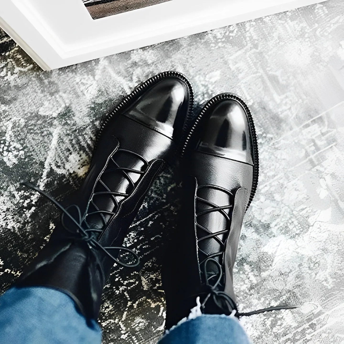 Classic Vegan Leather Ankle Boots with Heel for Women | Ideal for Everyday Wear