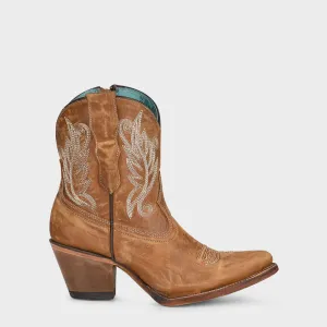 Corral A4218 LD Golden Embroidery Ankle Boot SS22