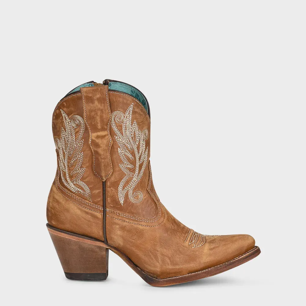 Corral A4218 LD Golden Embroidery Ankle Boot SS22