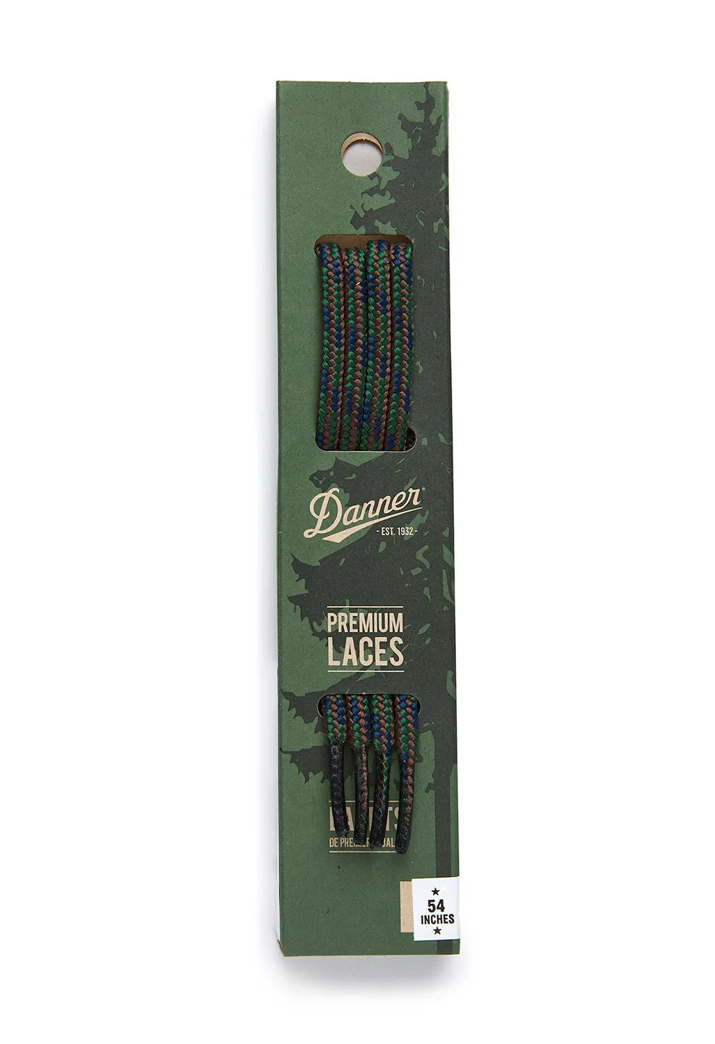 Danner Laces 54" - Brown/Green/Blue