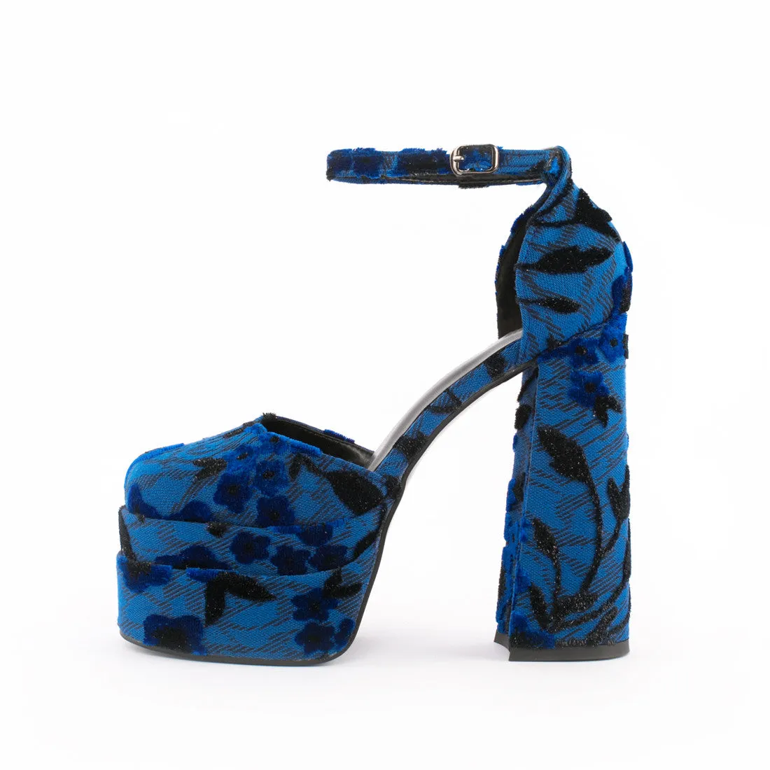 D'Orsay Double Platform High Heels Ankle Strap Trendy Pumps Shoes