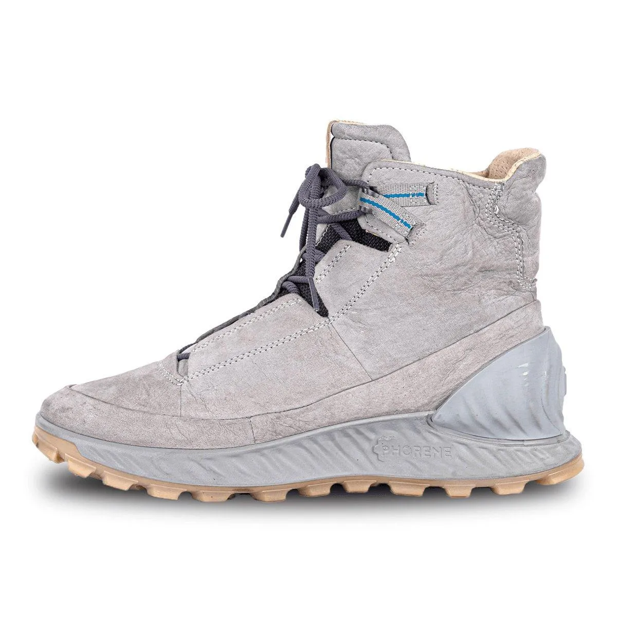 Ecco Ankle Boots Leather Grey Colour For Men