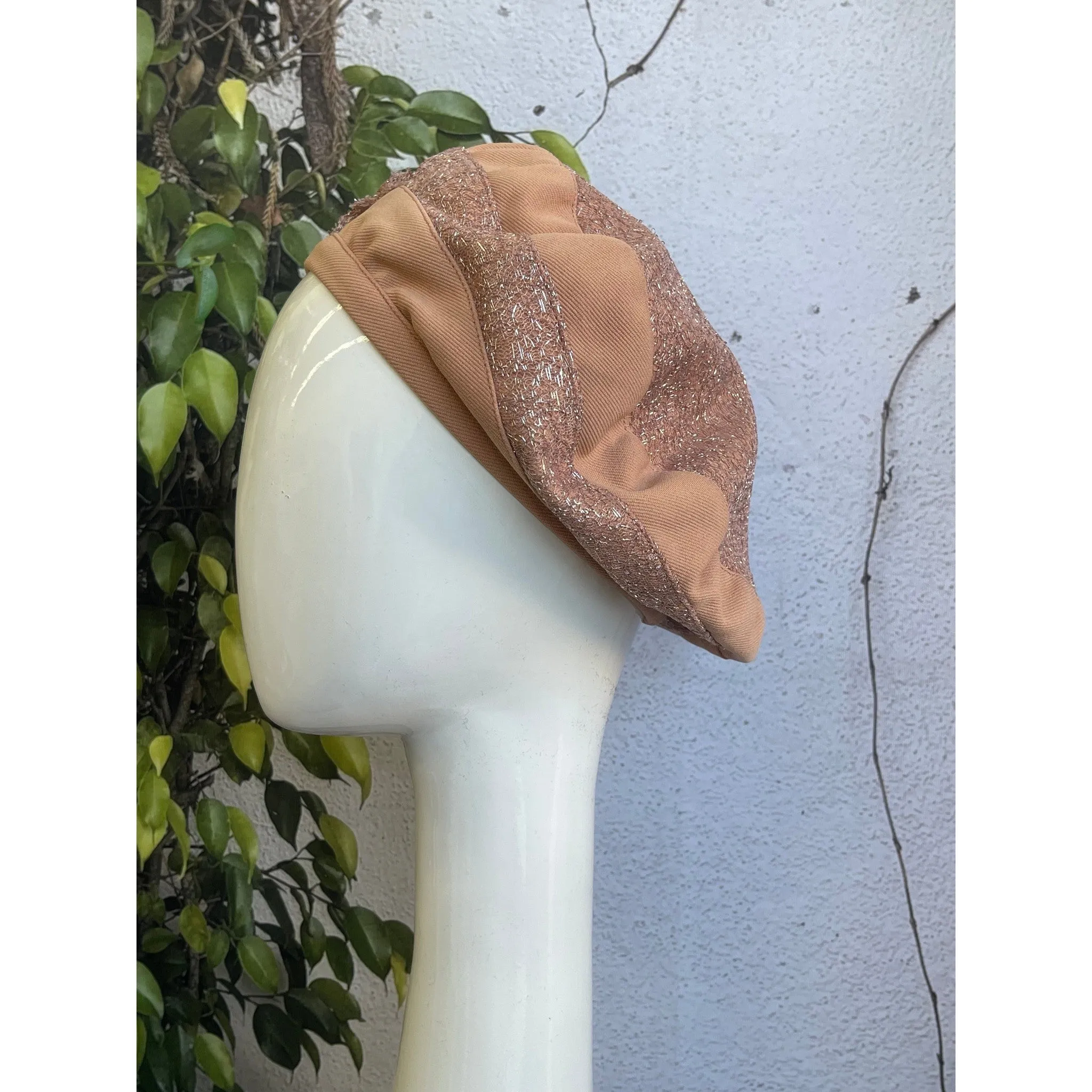 Embellished Hat - Size #1 Rose Shimmer
