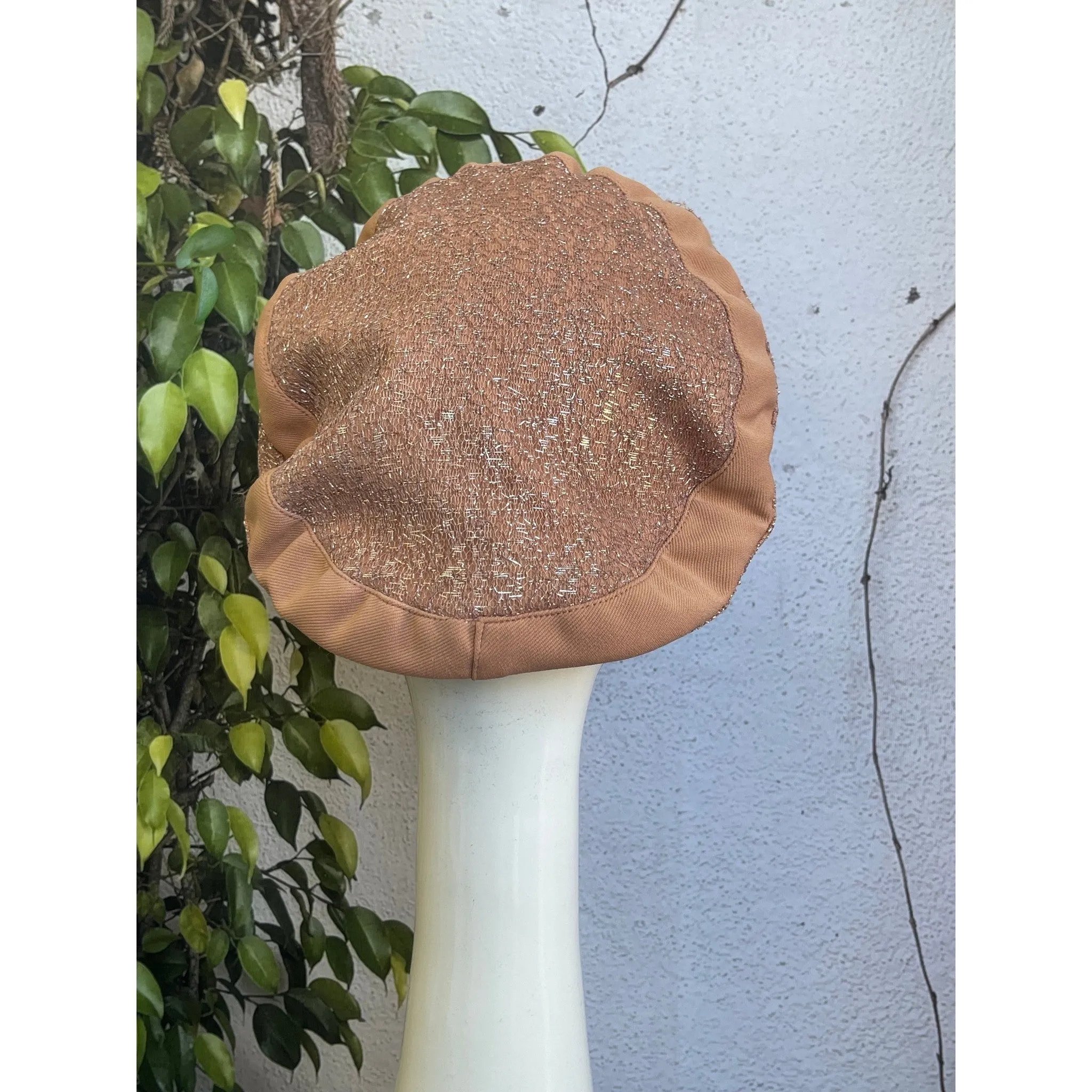Embellished Hat - Size #1 Rose Shimmer