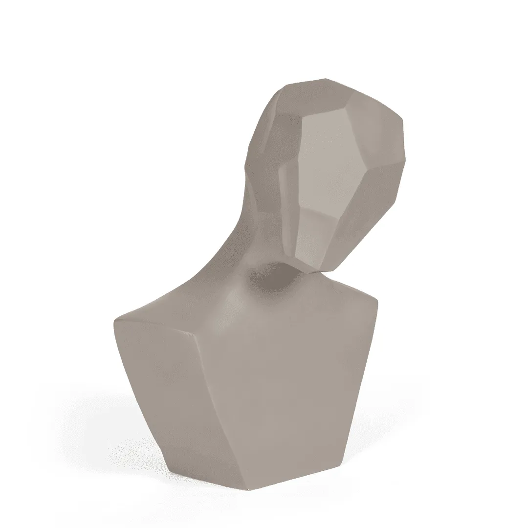 Eugene Decorative Object Grey for Home Decor | Artwork Statuette