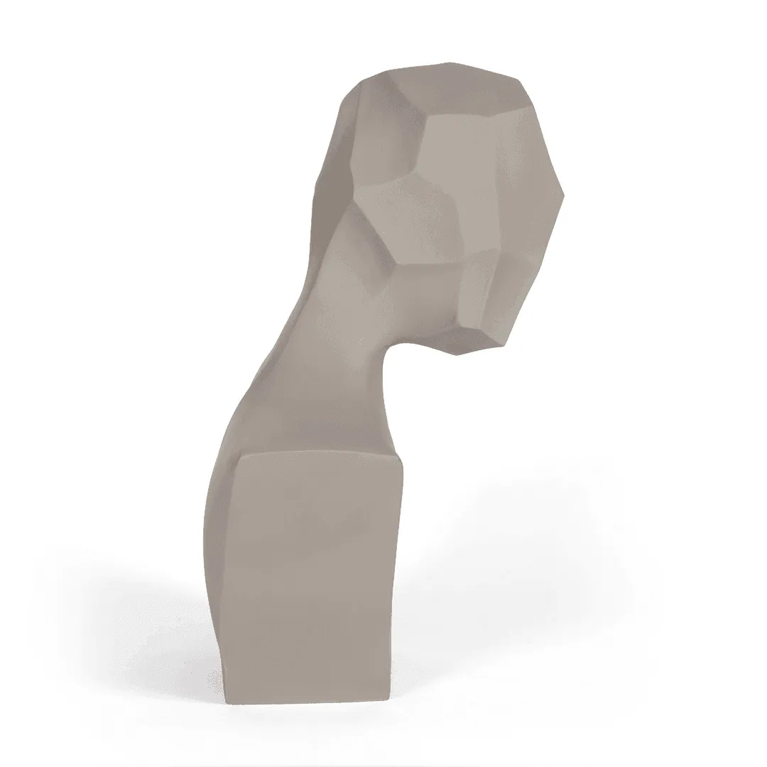 Eugene Decorative Object Grey for Home Decor | Artwork Statuette