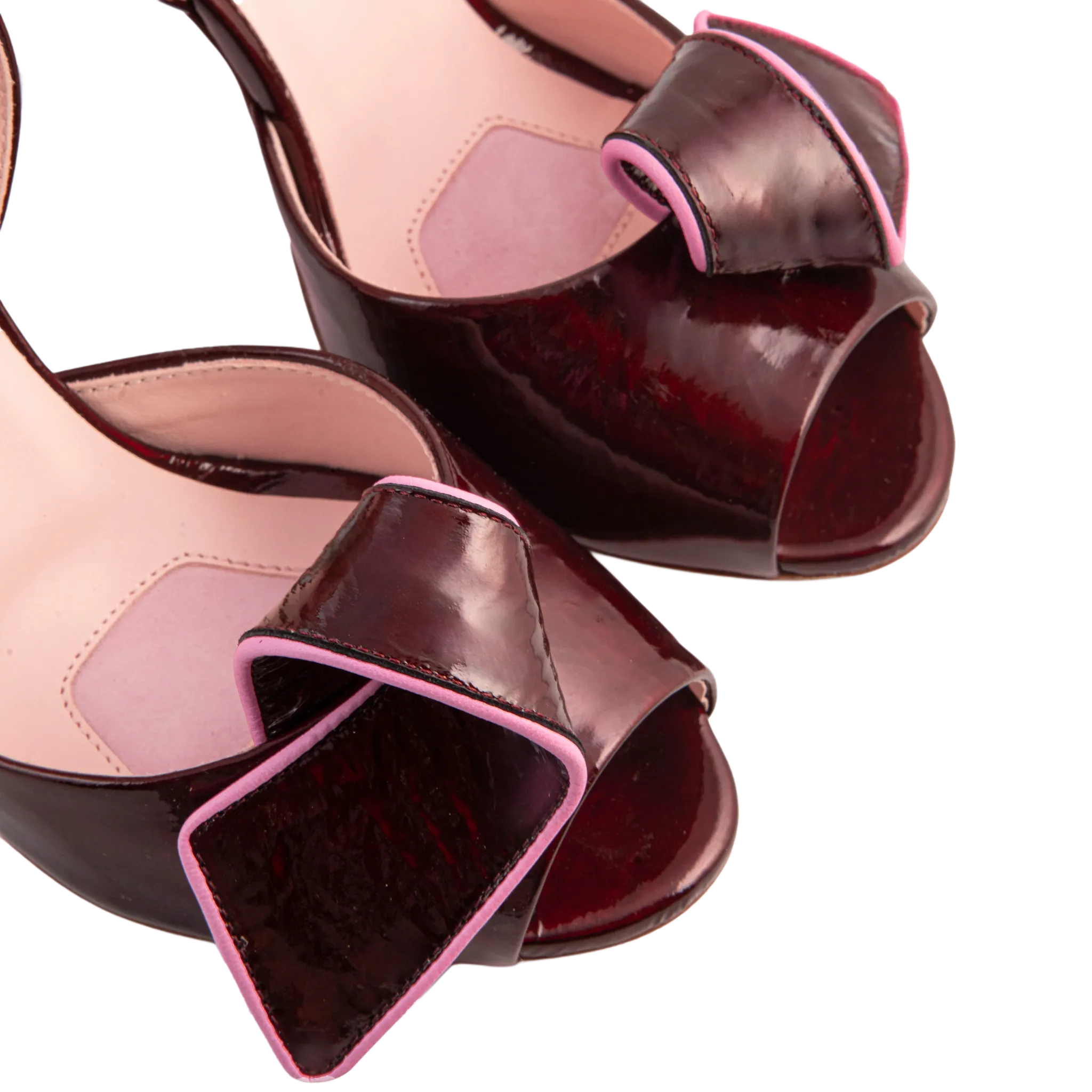 FARAH Stilleto Sandals Bordeaux