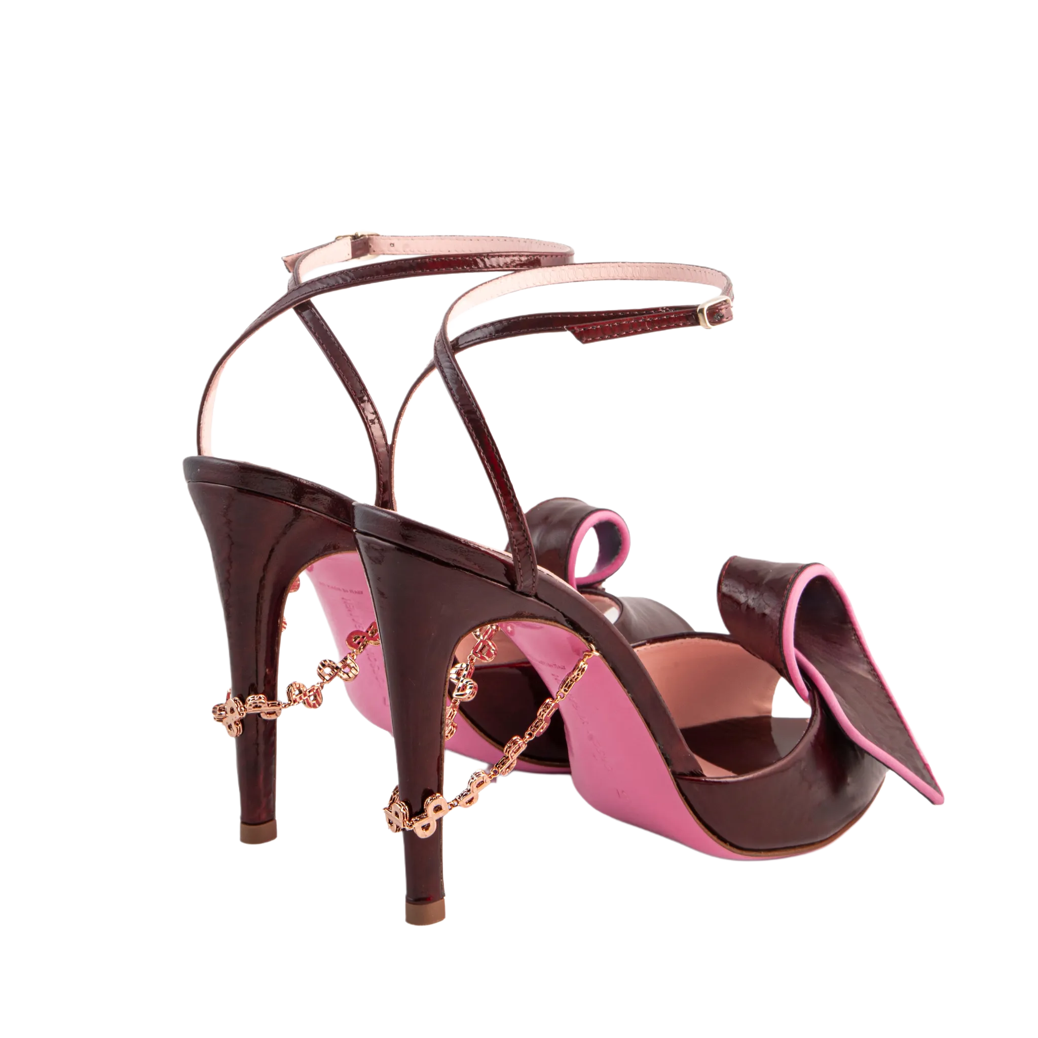 FARAH Stilleto Sandals Bordeaux