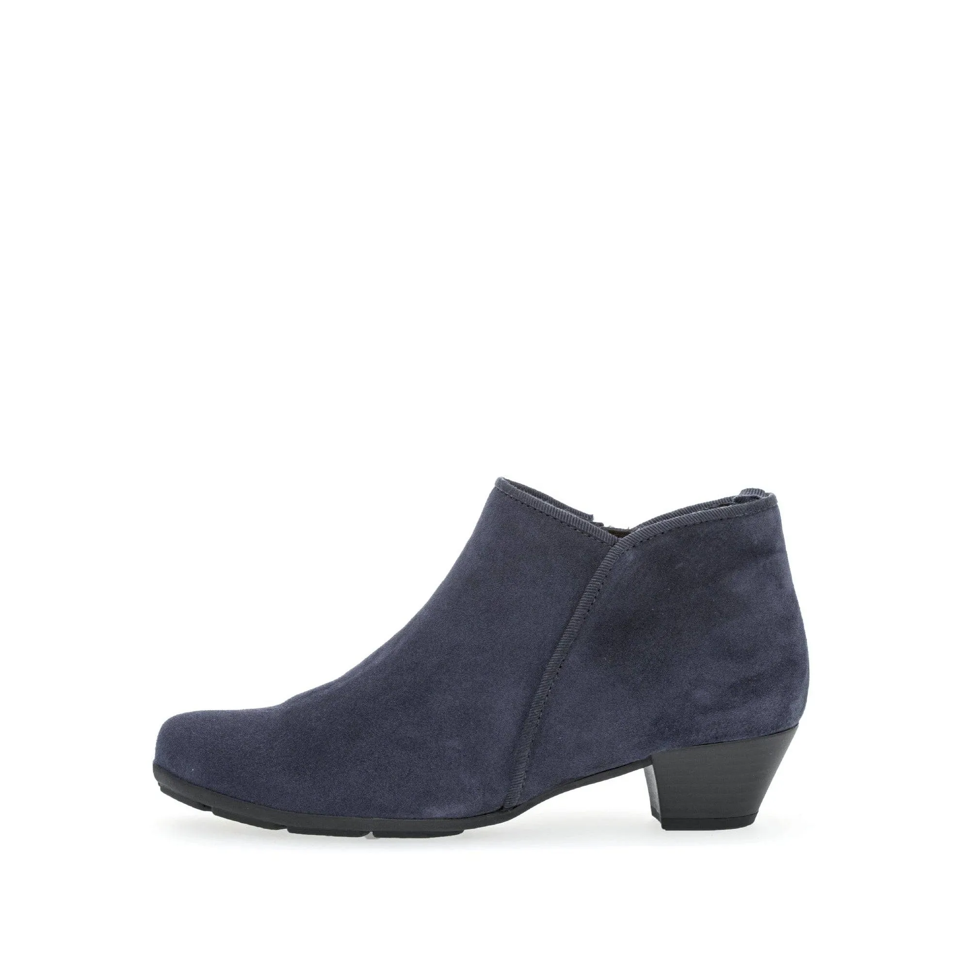 Gabor Trudy 55.633.16 Ladies Ocean Suede Side Zip Ankle Boots