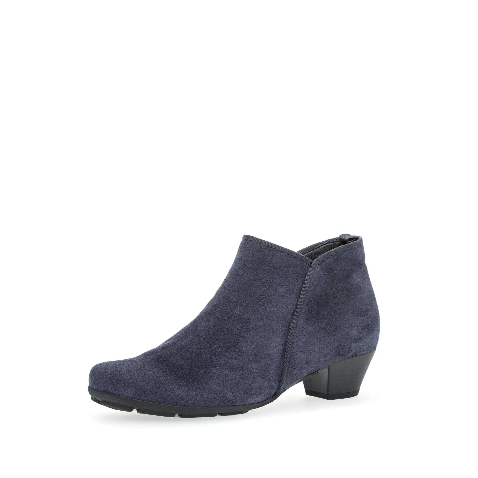 Gabor Trudy 55.633.16 Ladies Ocean Suede Side Zip Ankle Boots