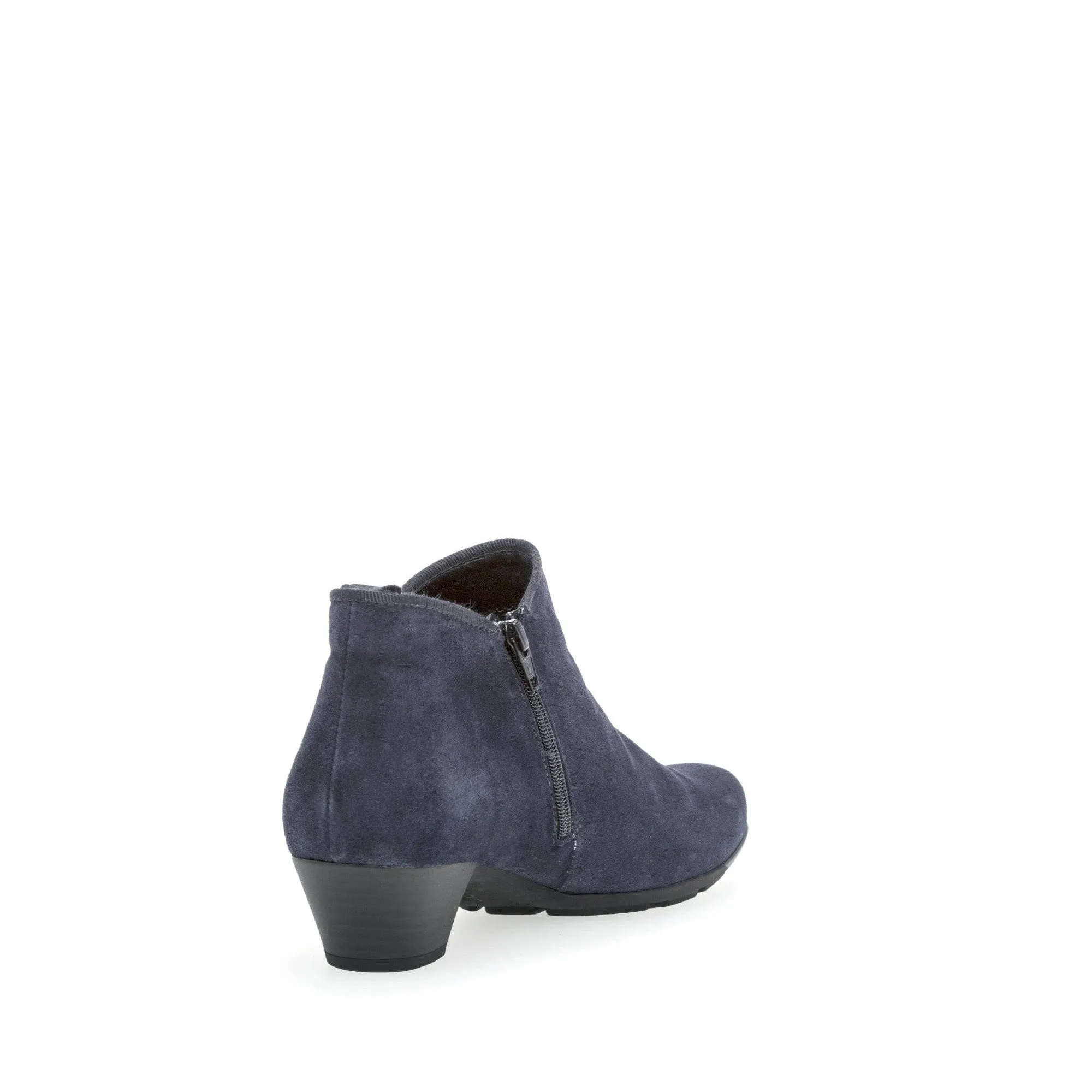 Gabor Trudy 55.633.16 Ladies Ocean Suede Side Zip Ankle Boots