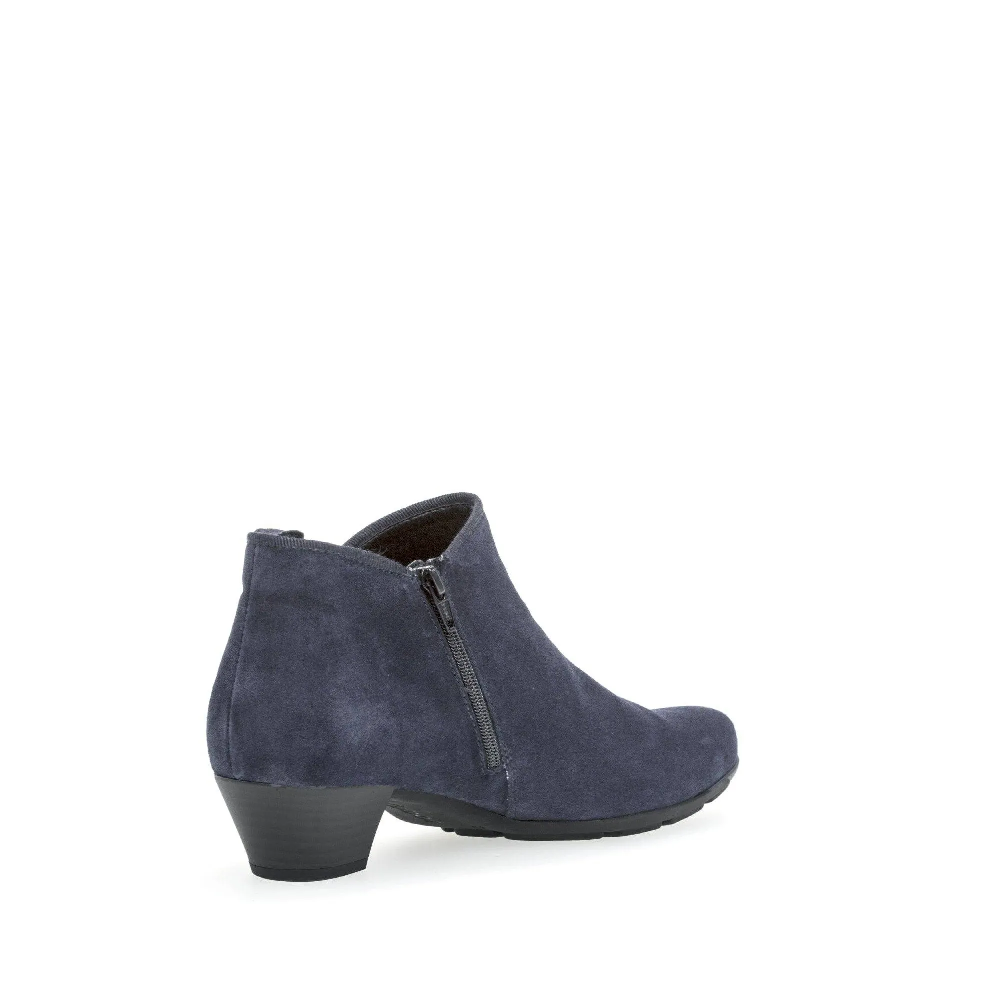 Gabor Trudy 55.633.16 Ladies Ocean Suede Side Zip Ankle Boots