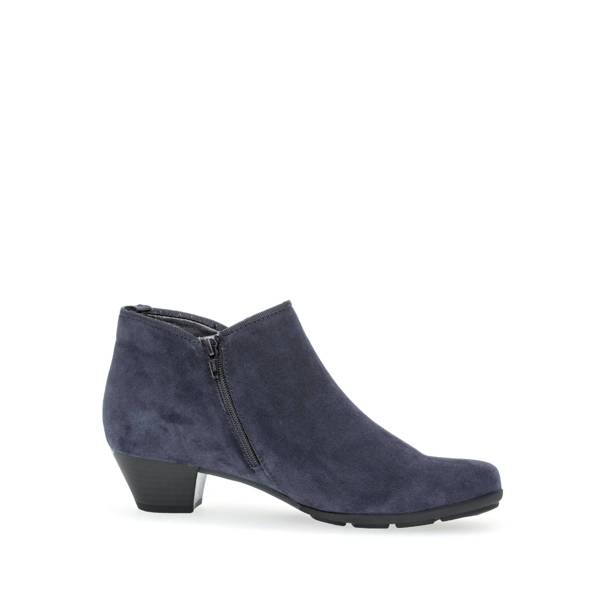 Gabor Trudy 55.633.16 Ladies Ocean Suede Side Zip Ankle Boots