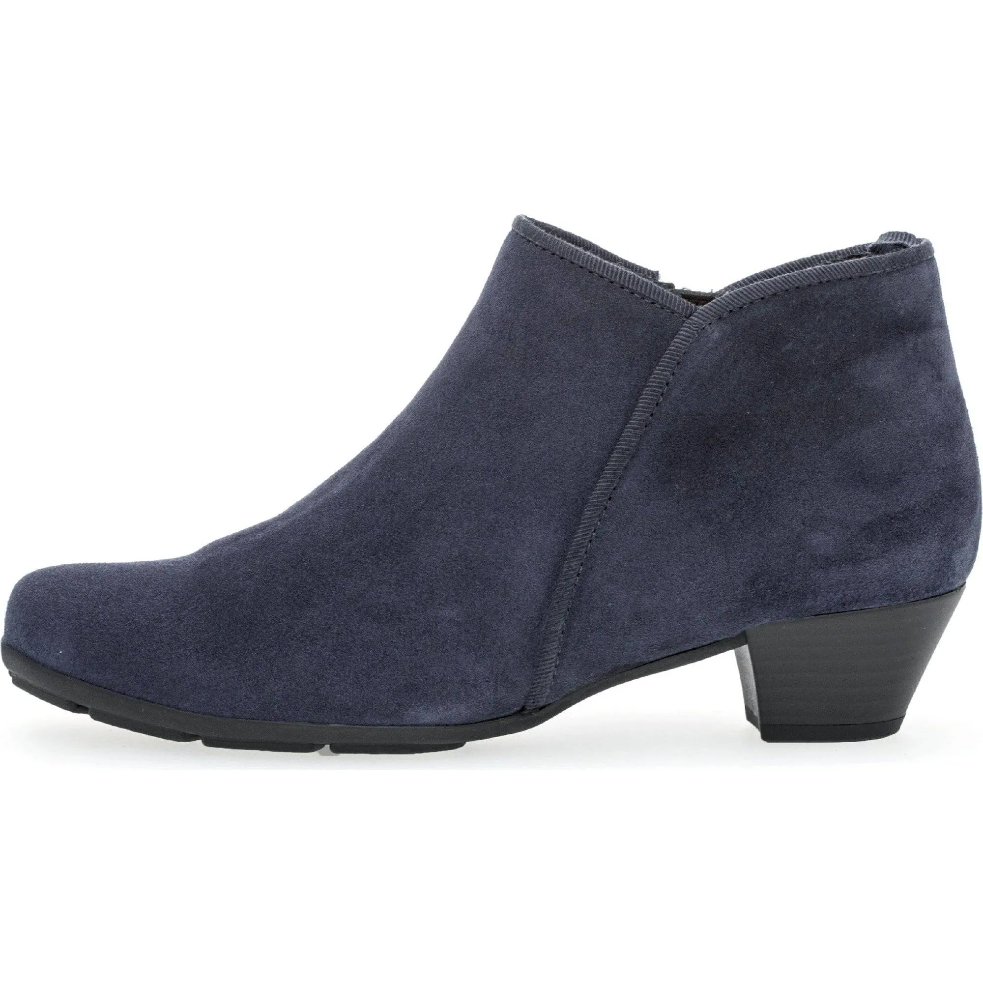 Gabor Trudy 55.633.16 Ladies Ocean Suede Side Zip Ankle Boots