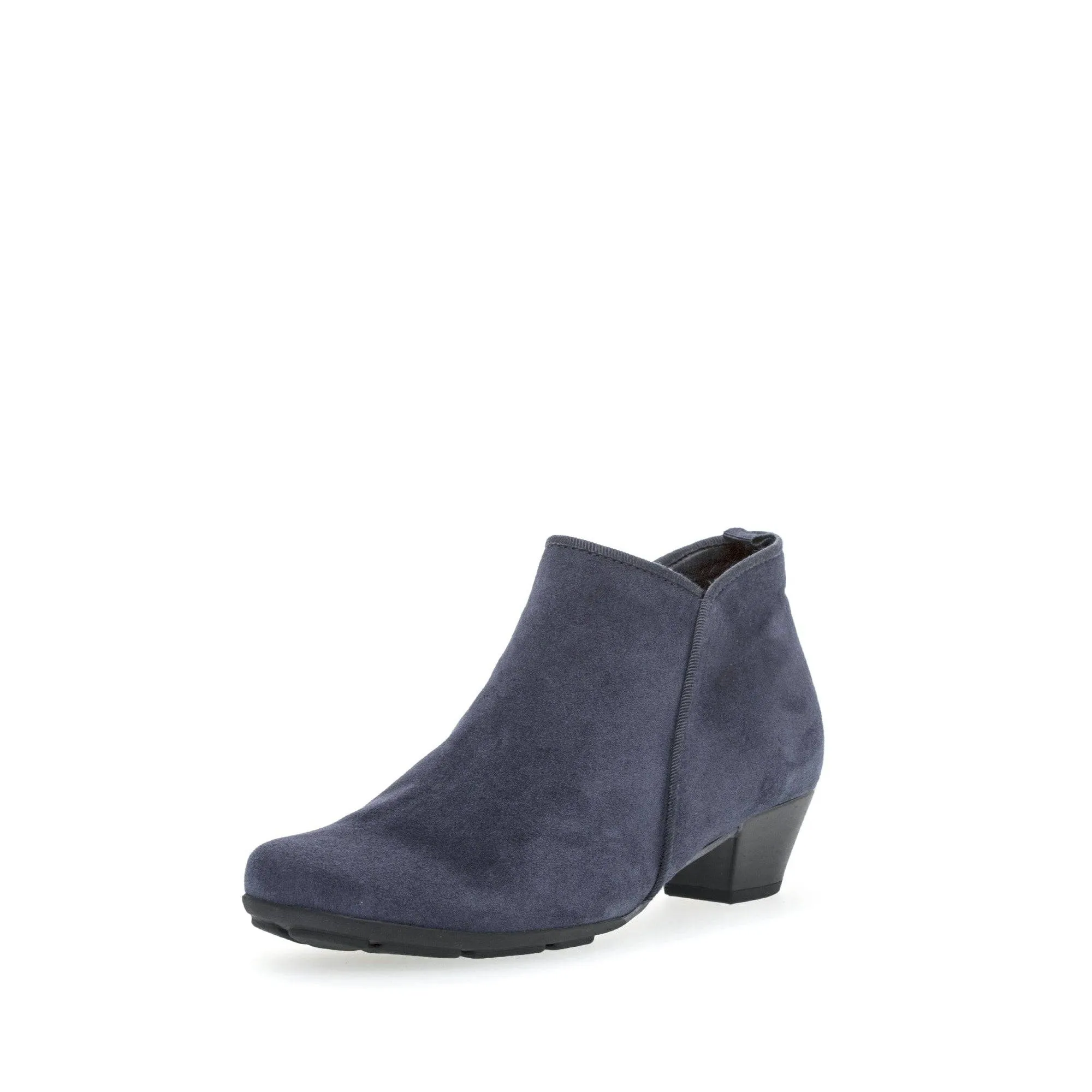 Gabor Trudy 55.633.16 Ladies Ocean Suede Side Zip Ankle Boots