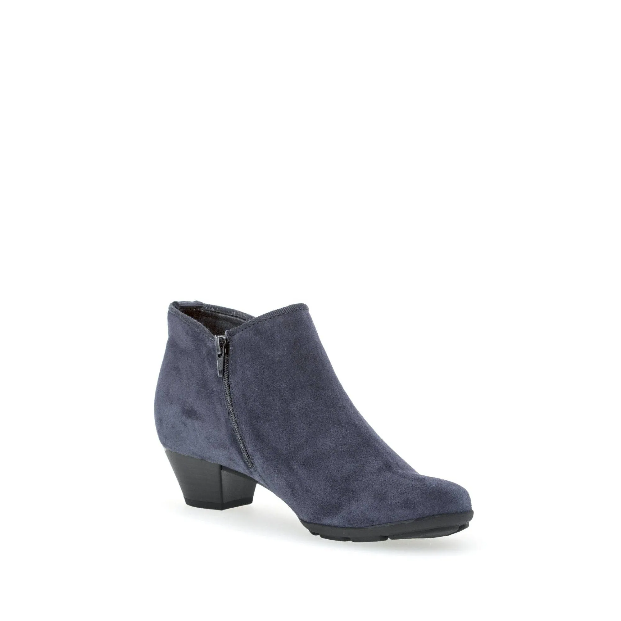 Gabor Trudy 55.633.16 Ladies Ocean Suede Side Zip Ankle Boots