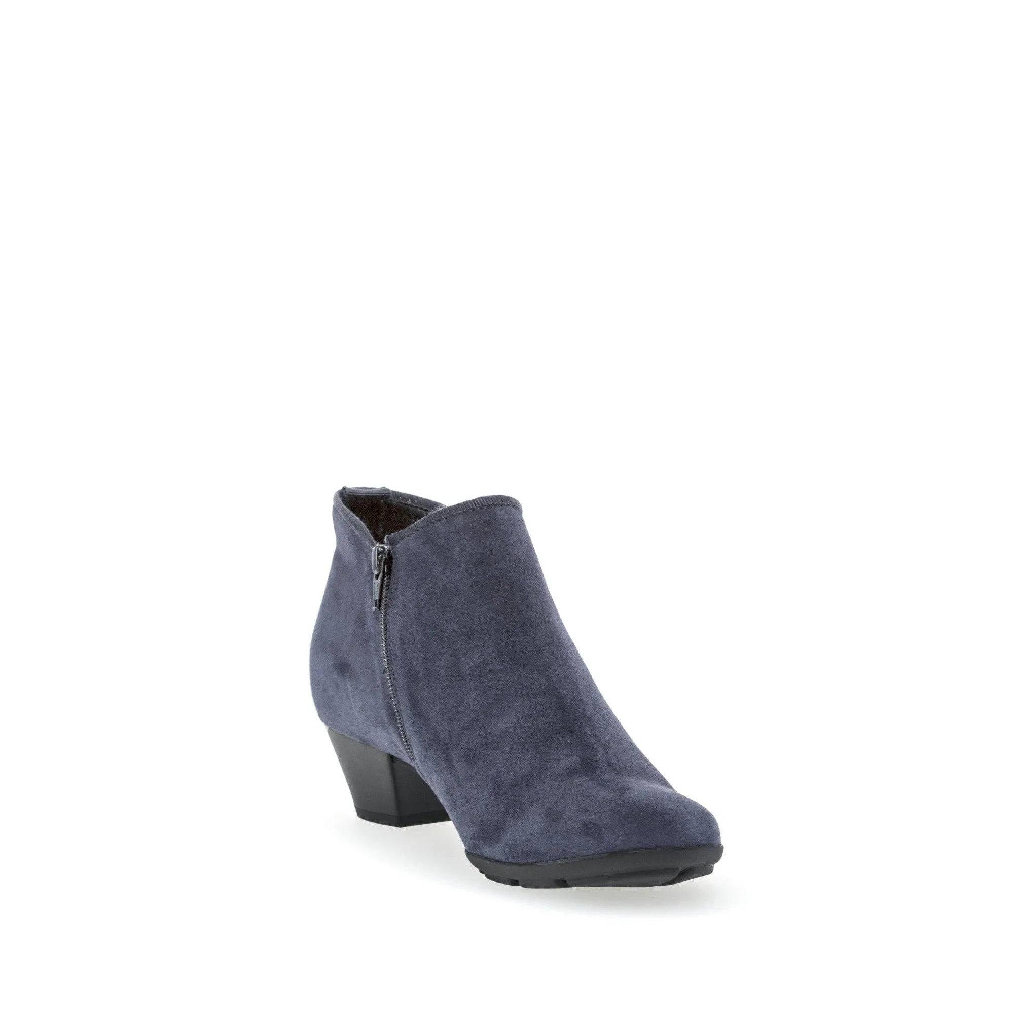 Gabor Trudy 55.633.16 Ladies Ocean Suede Side Zip Ankle Boots