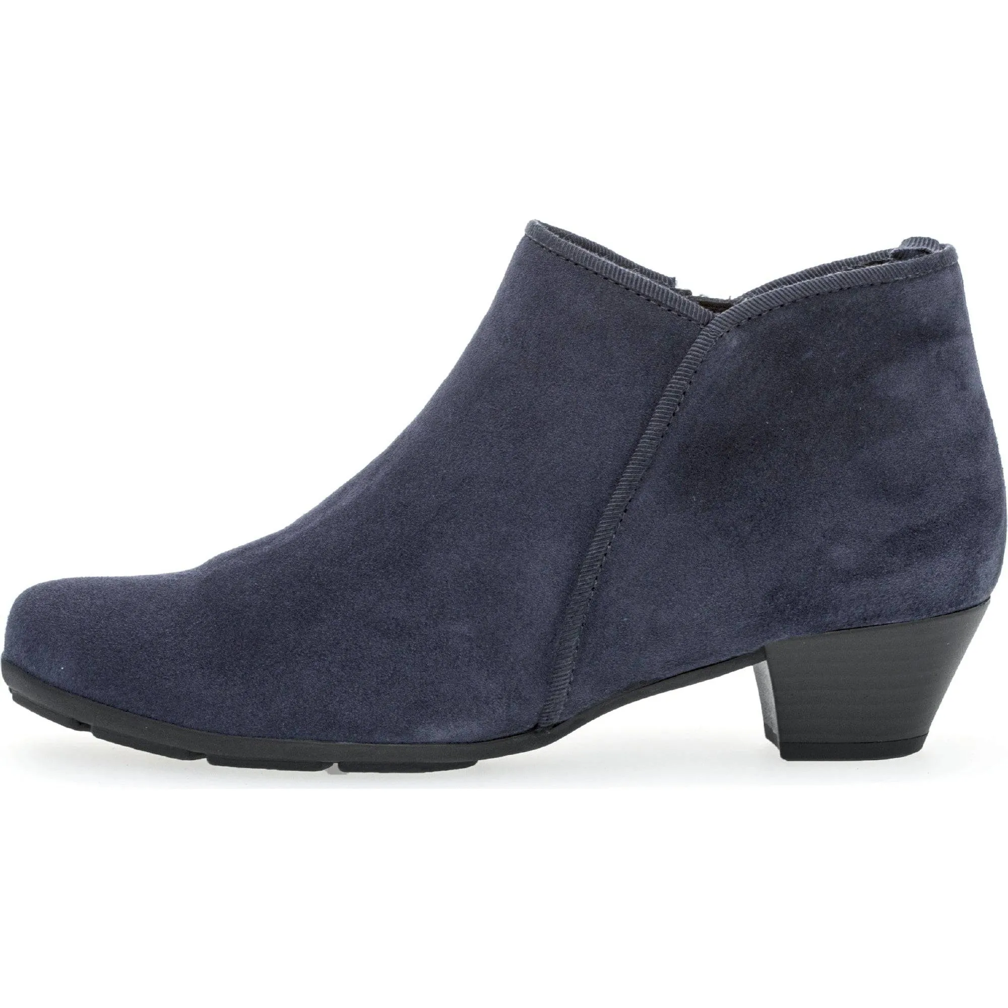 Gabor Trudy 55.633.16 Ladies Ocean Suede Side Zip Ankle Boots