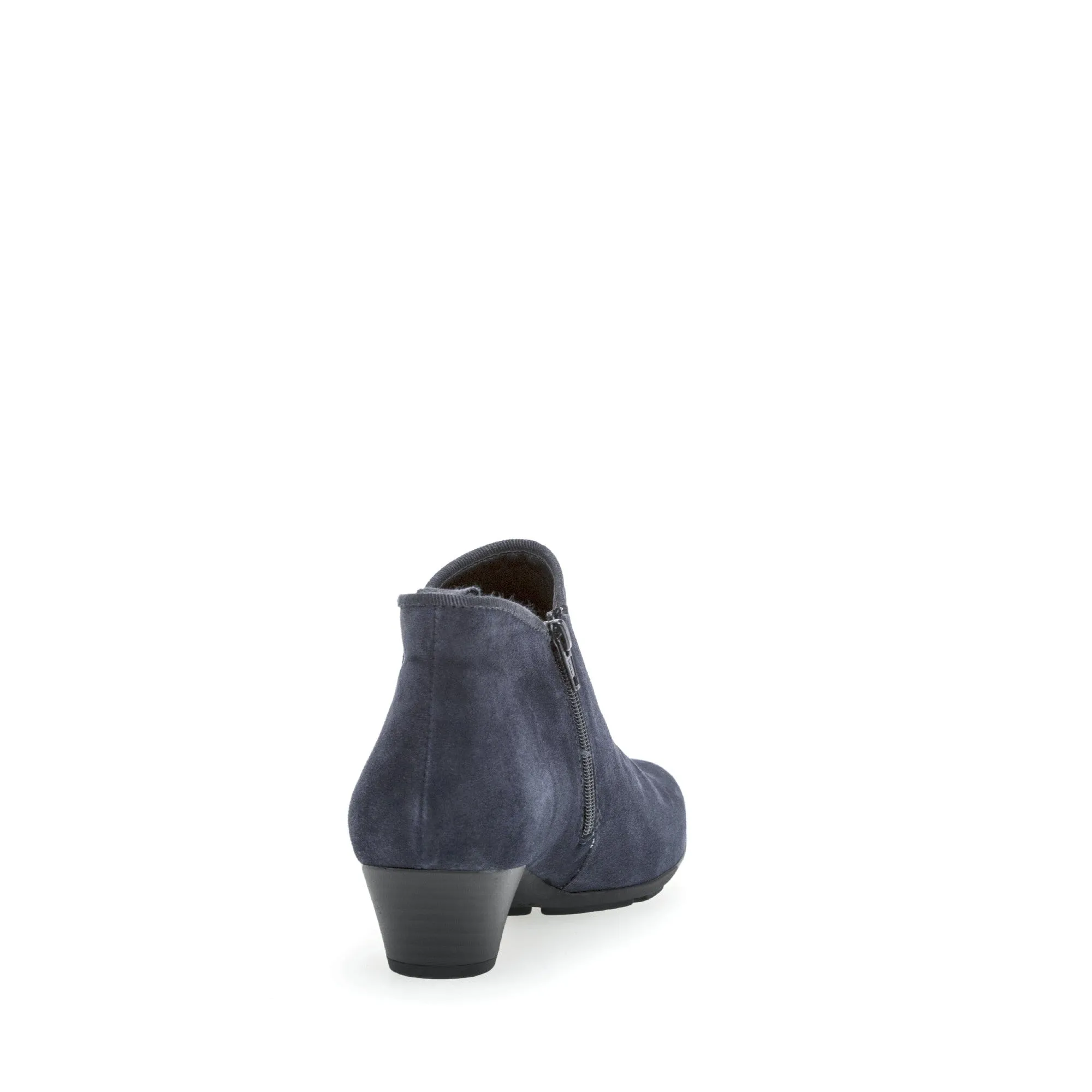 Gabor Trudy 55.633.16 Ladies Ocean Suede Side Zip Ankle Boots
