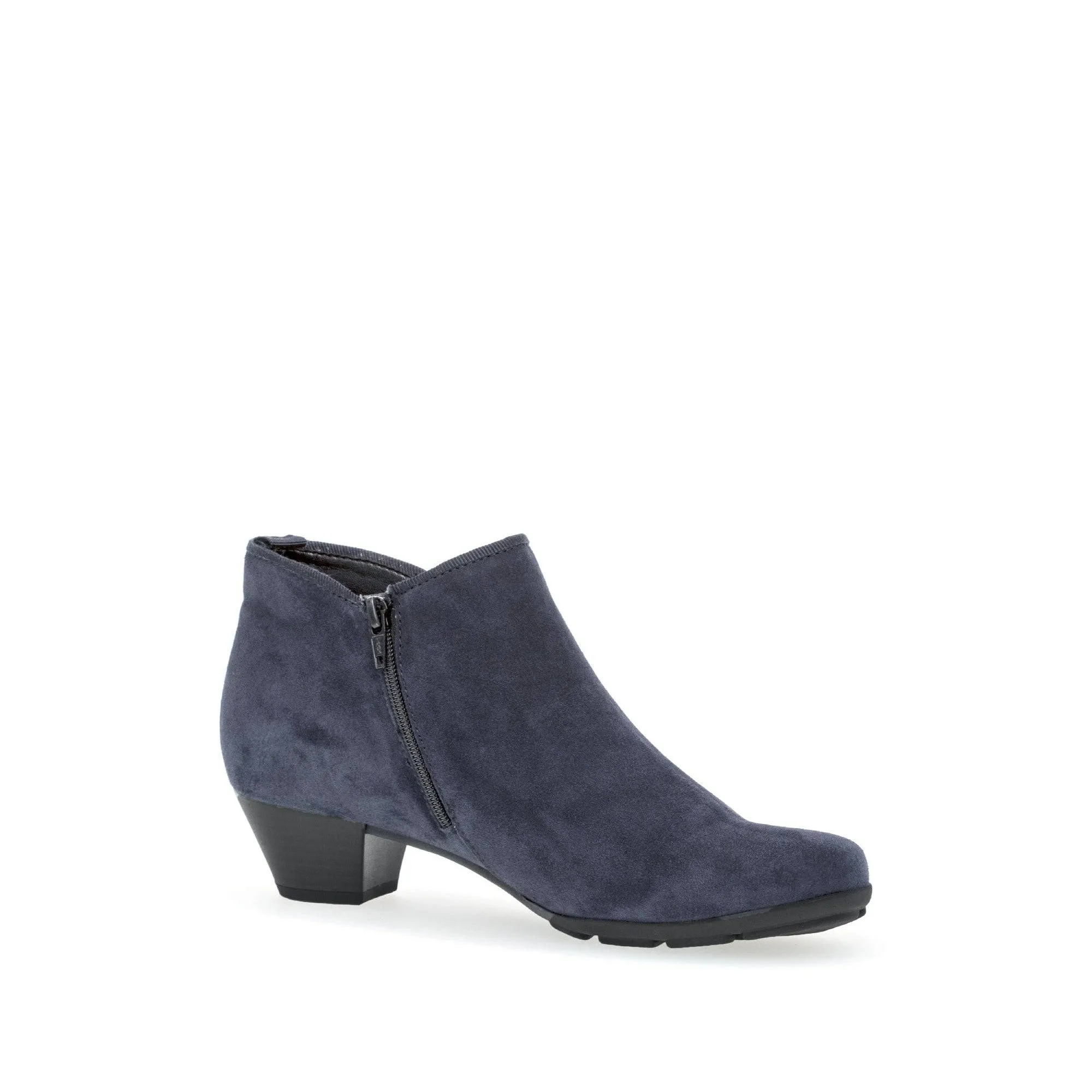 Gabor Trudy 55.633.16 Ladies Ocean Suede Side Zip Ankle Boots