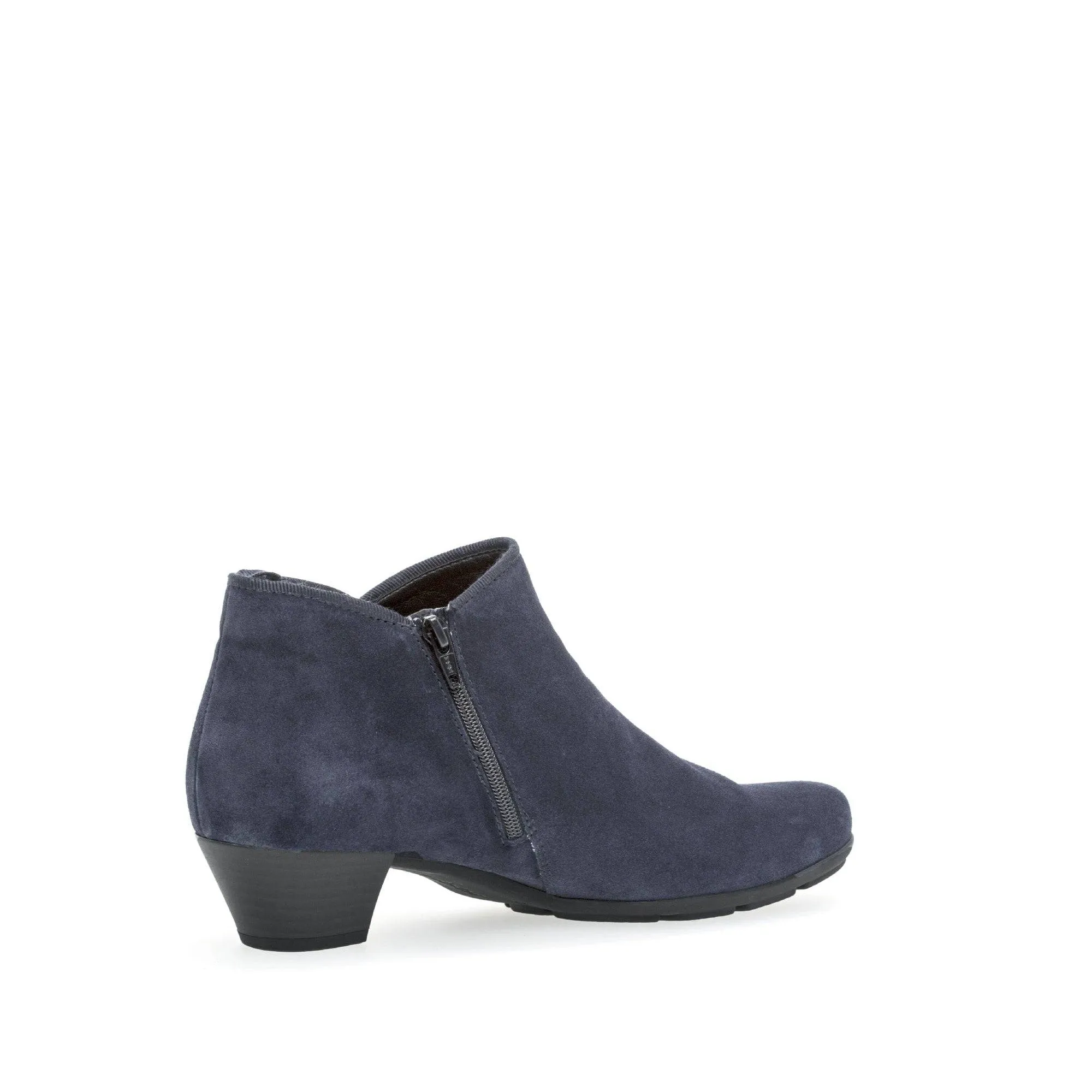 Gabor Trudy 55.633.16 Ladies Ocean Suede Side Zip Ankle Boots