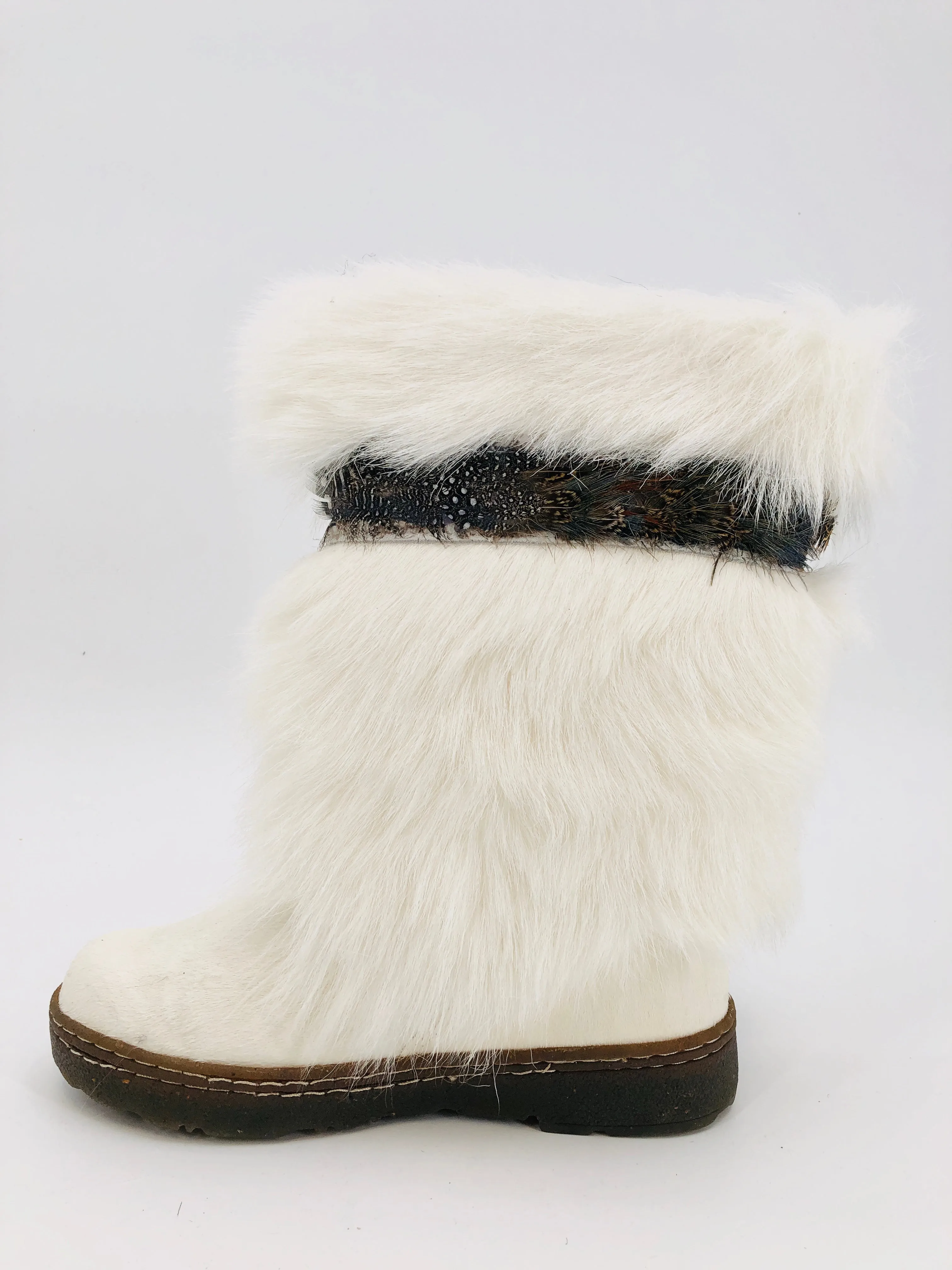 Genuine Goat Fur Boots - Two Colors