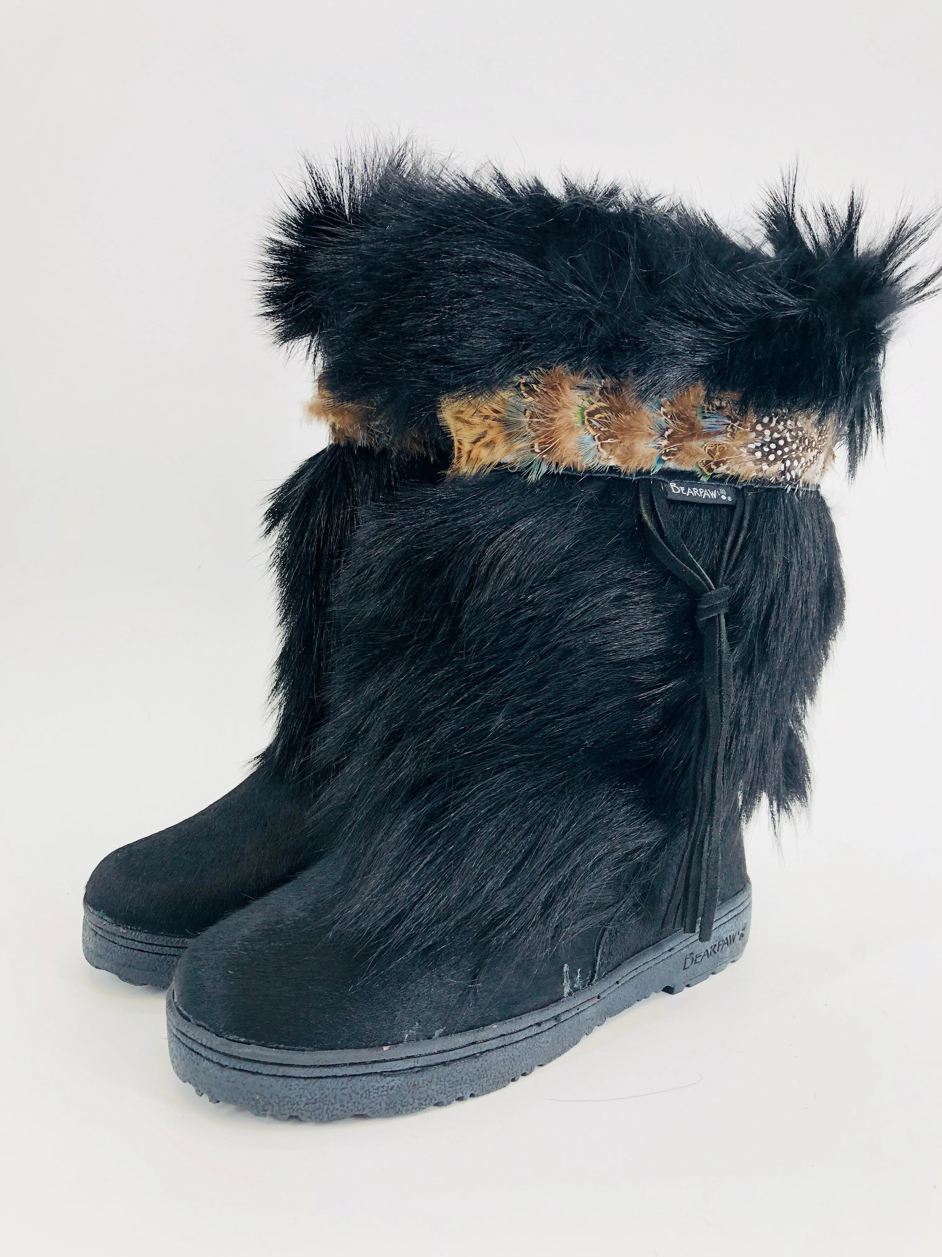 Genuine Goat Fur Boots - Two Colors