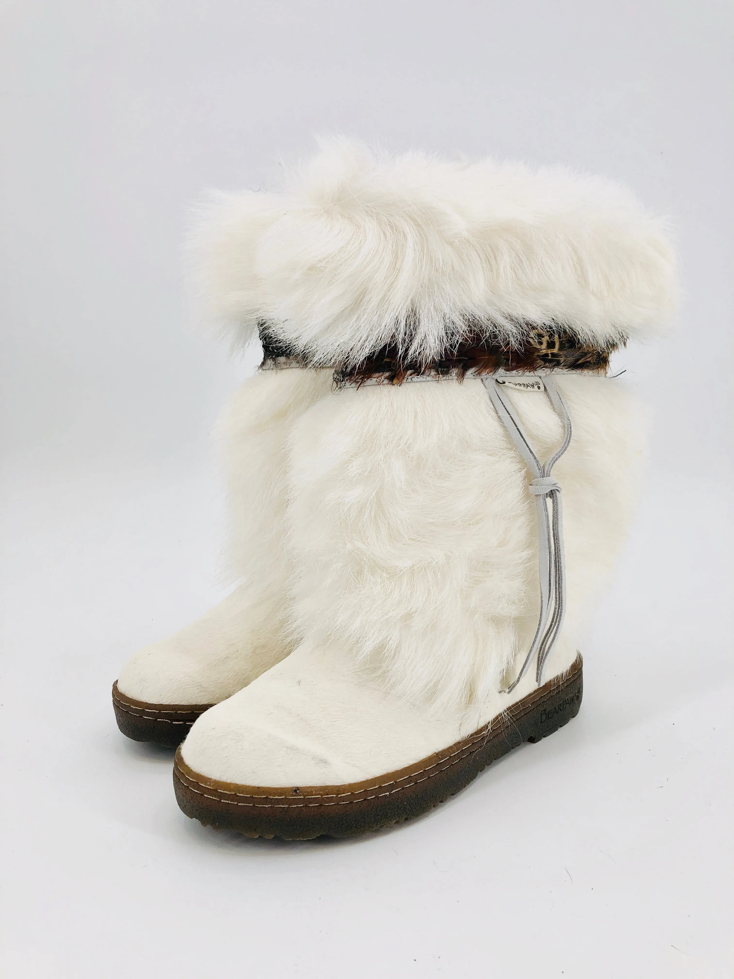 Genuine Goat Fur Boots - Two Colors