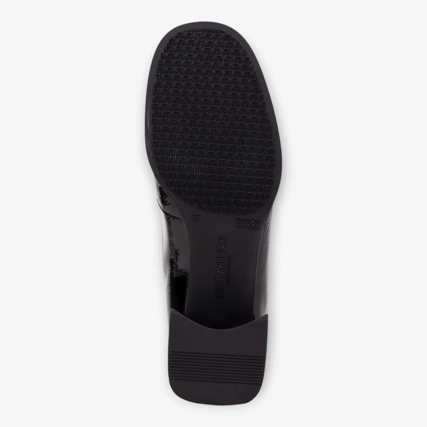 Hispanitas Ankle Boot Milan Black Patent with TRIFLOW Cushioning