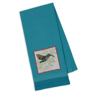 Hummingbird Embellished Dishtowel