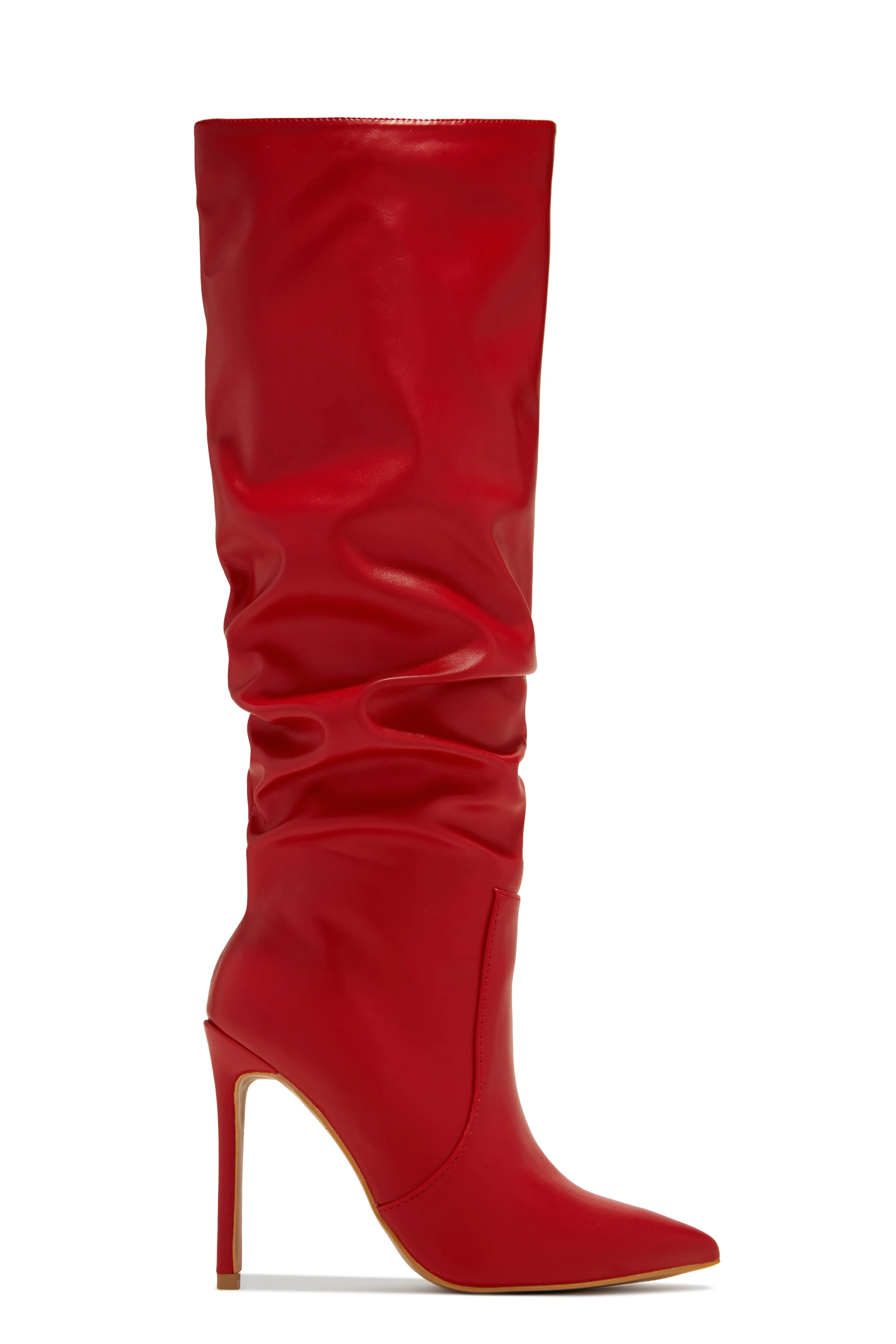 Keep My Cool High Heel Boots - Nude