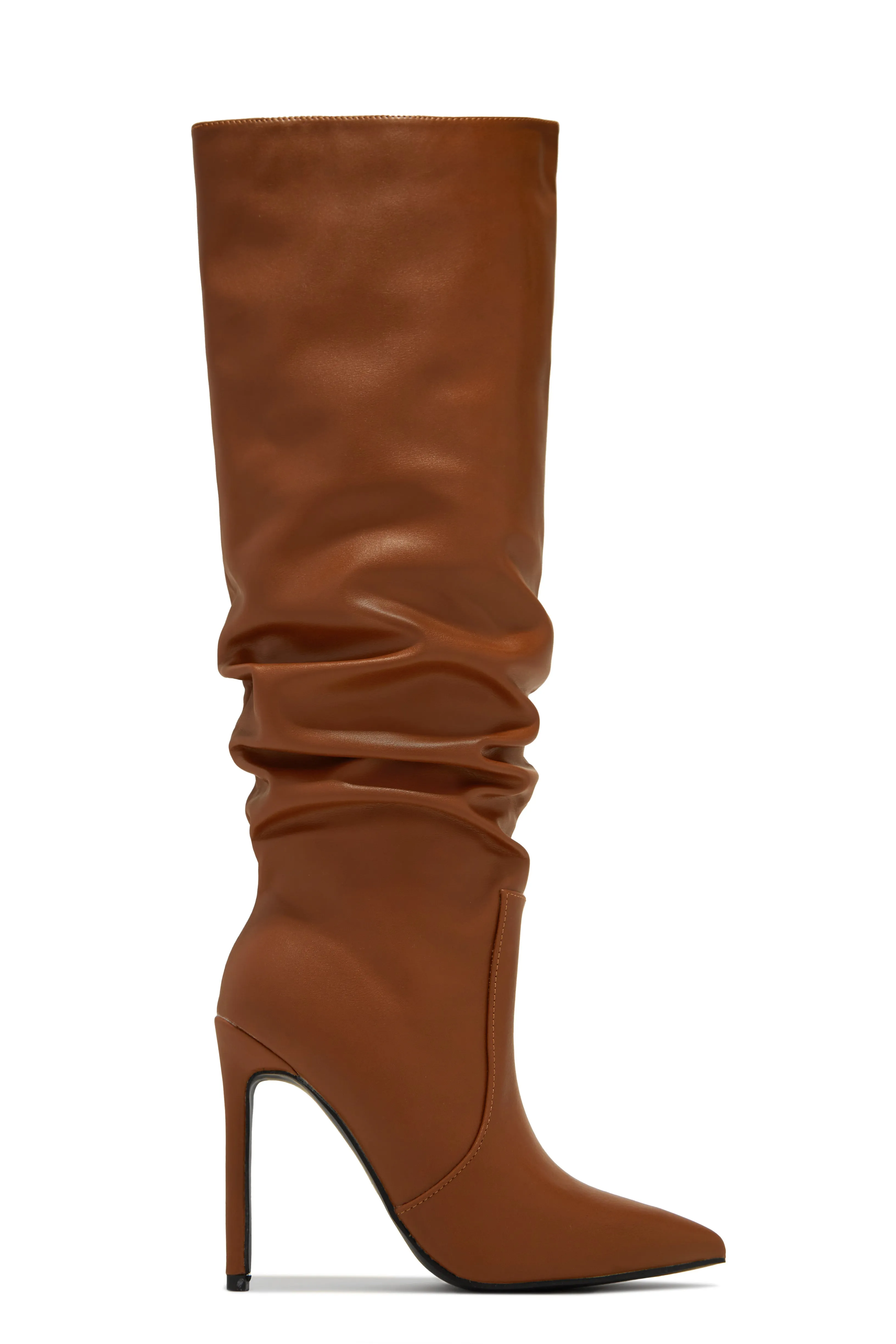Keep My Cool High Heel Boots - Nude