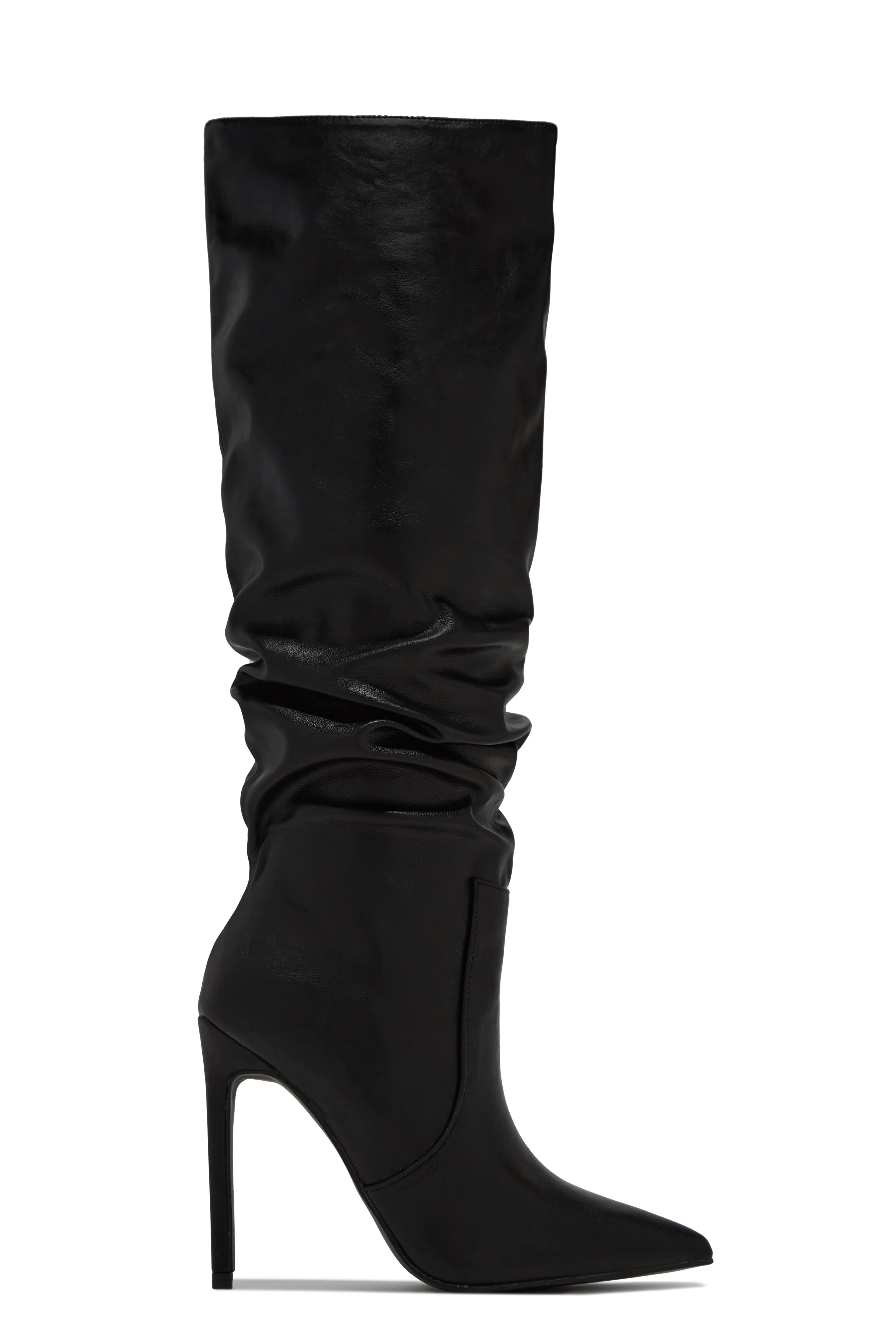 Keep My Cool High Heel Boots - Nude