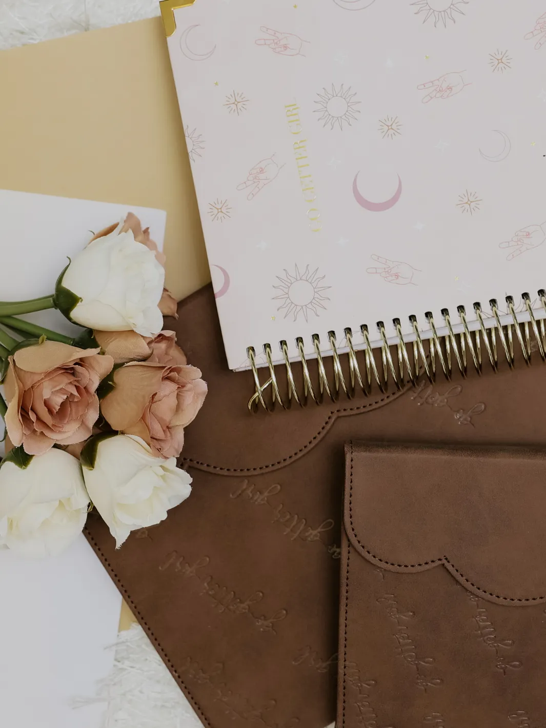 Large Premium Bullet Journal - Scalloped- Mochachino