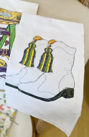 Marching Boots Tea Towel
