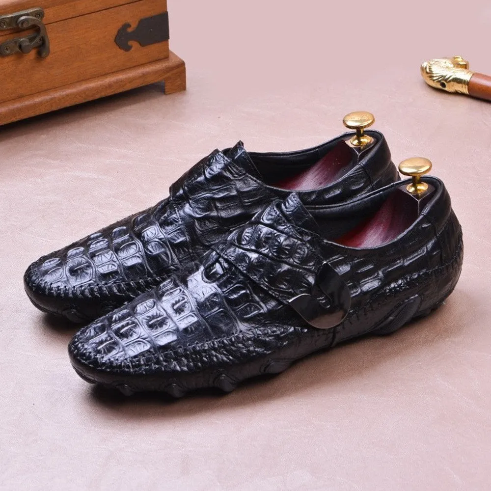 Men Monk Strap Casual Loafer Shoes