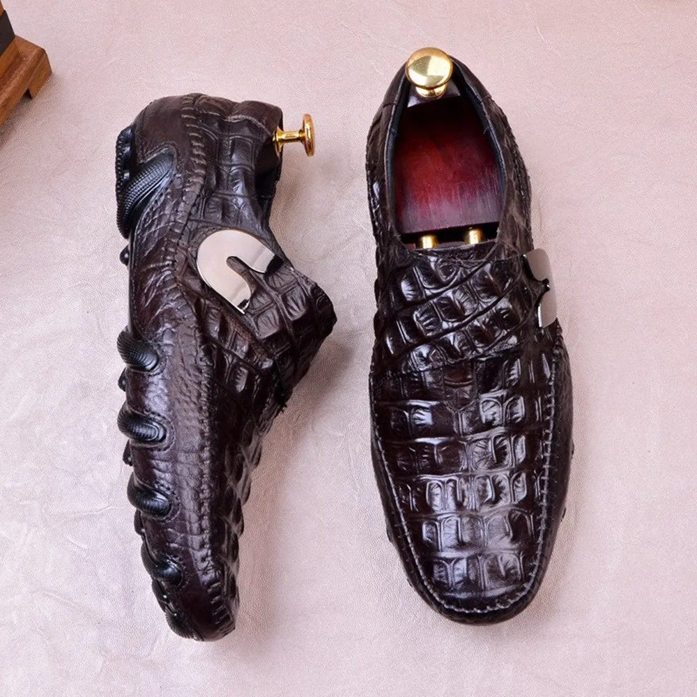 Men Monk Strap Casual Loafer Shoes