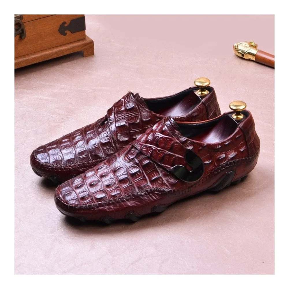 Men Monk Strap Casual Loafer Shoes