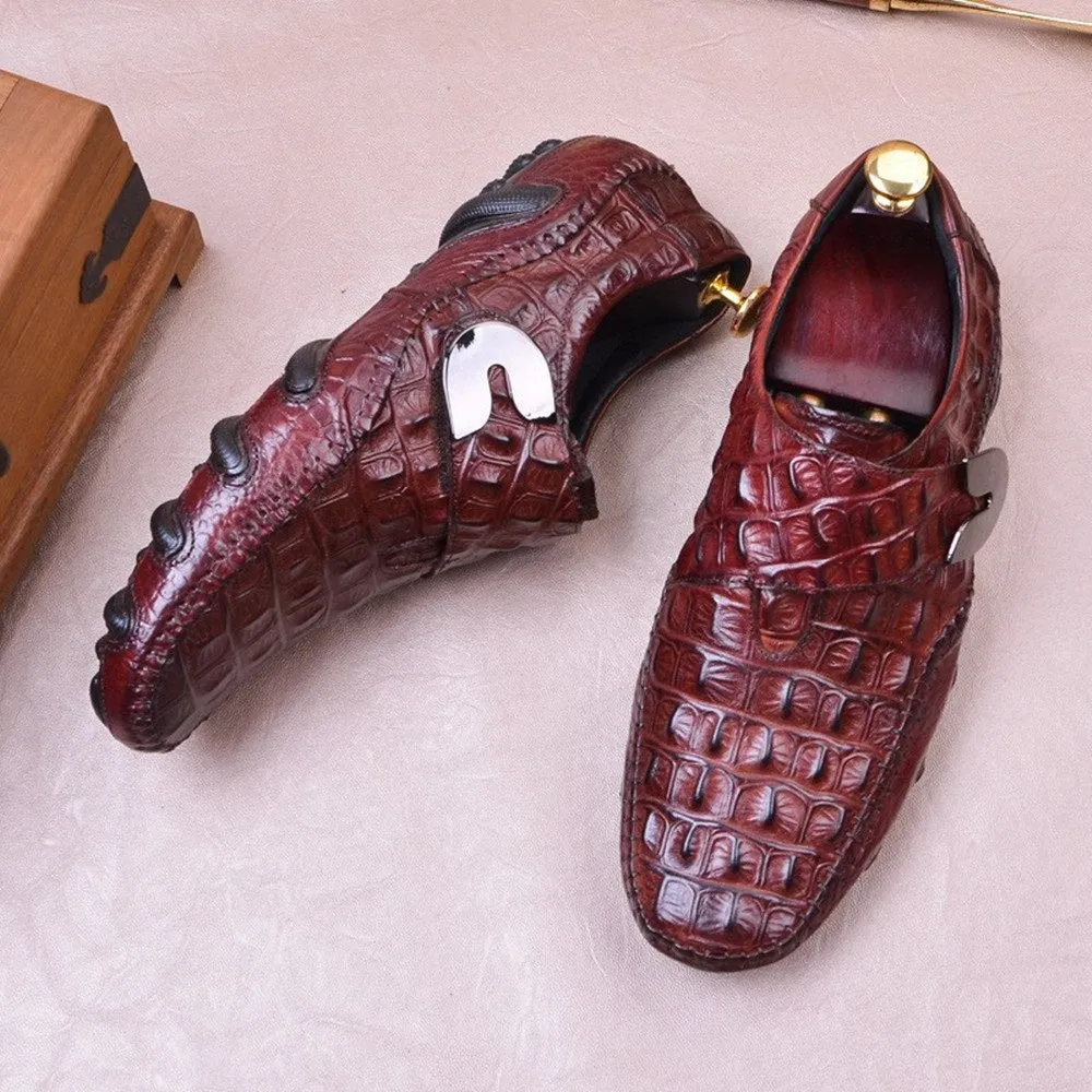 Men Monk Strap Casual Loafer Shoes